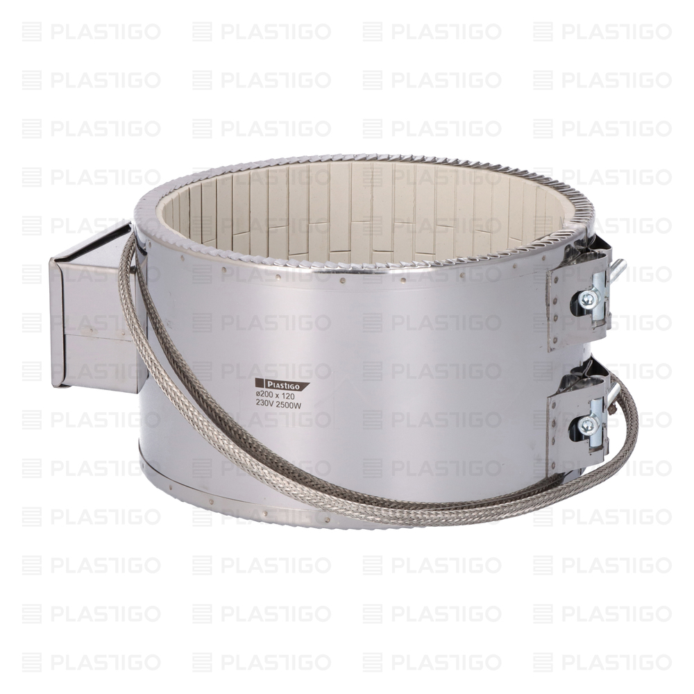 GRZAŁKA CERAMICZNA fi 200 x 120 2500W 230V KOSTKA PRZYŁĄCZENIOWA