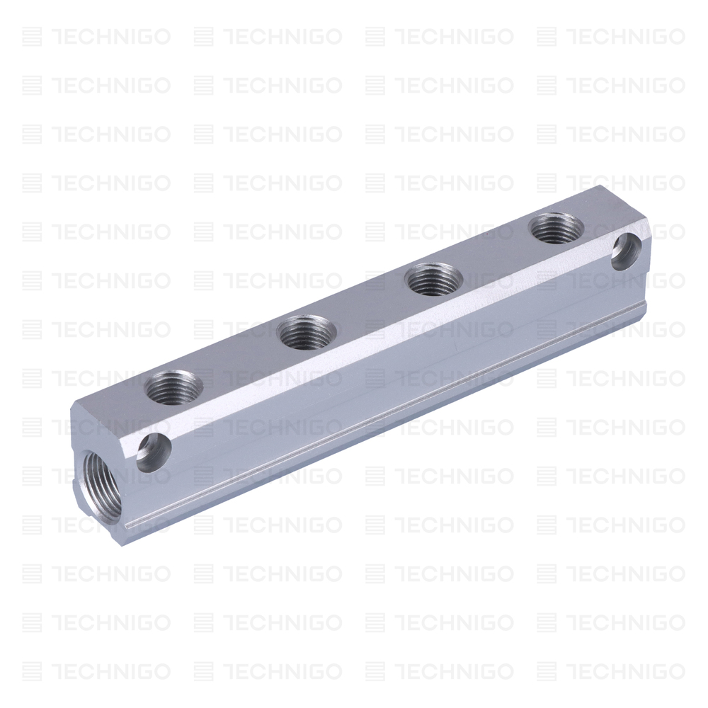 LISTWA REDUKCYJNA ALUMINIOWA, GWINT WEWNĘTRZNY 2x3/8'', 4X1/4'', HF/3002/03-02