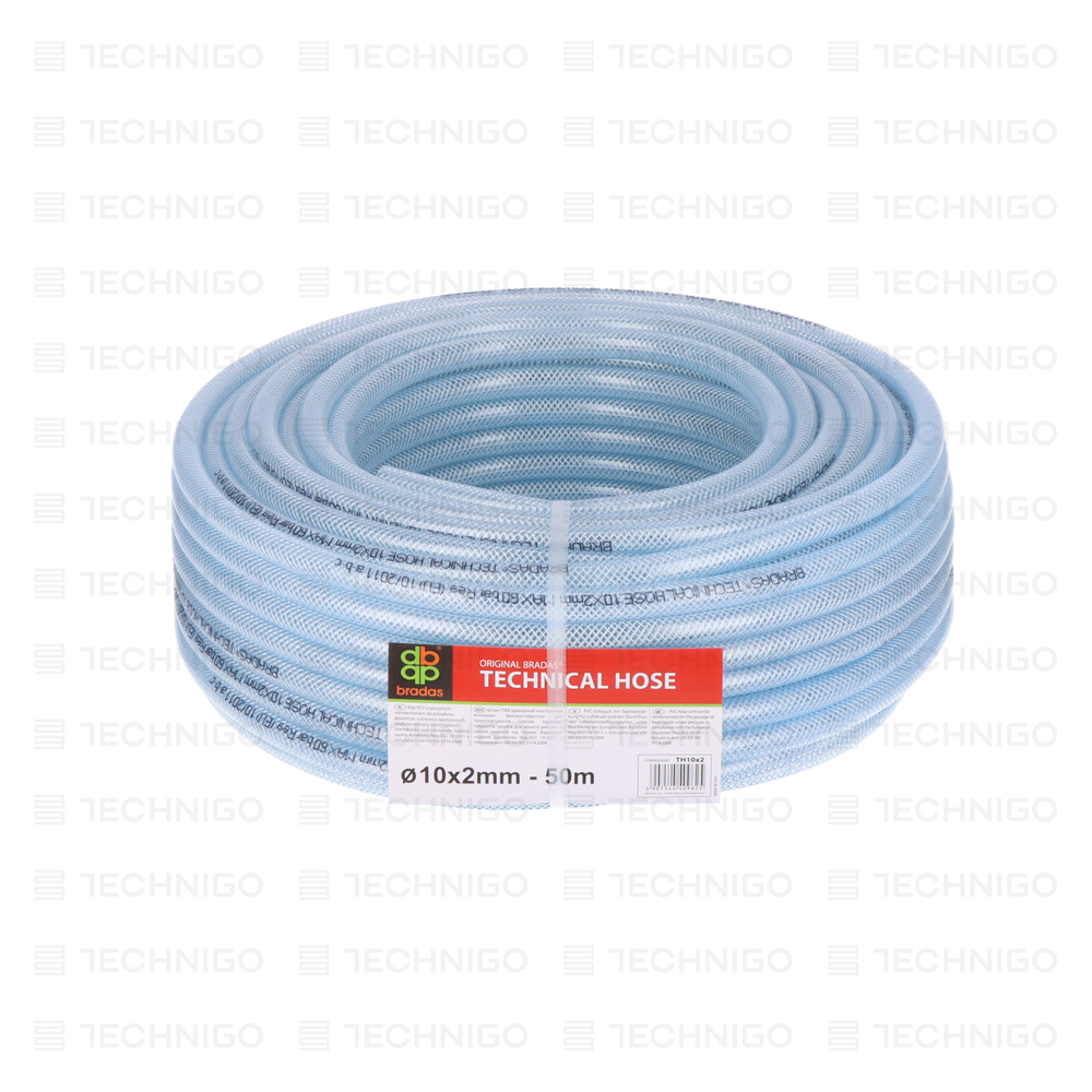 WĄŻ TECHNICZNY ZBROJONY, PRZEWÓD 10x2 mm
