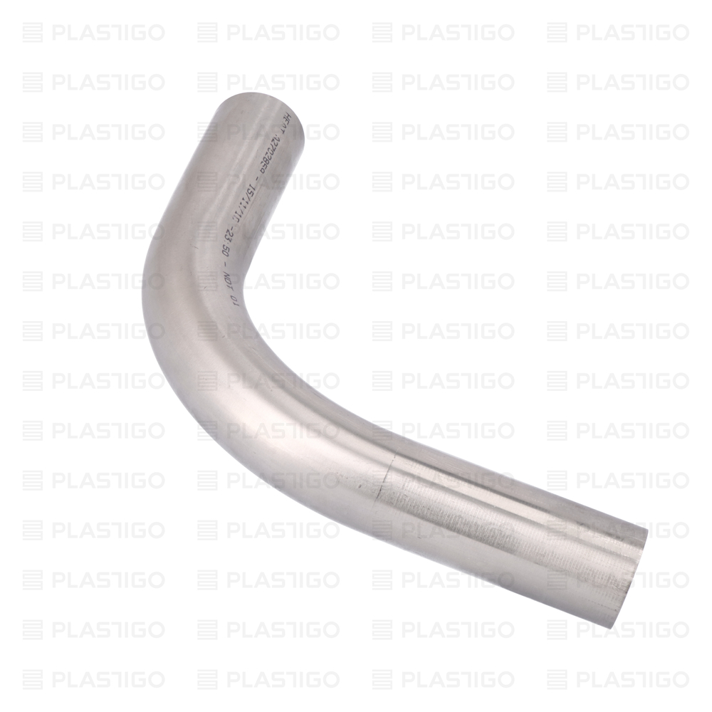 ŁUK 90⁰ ZE STALI NIERDZEWNEJ fi 63,5 x 2mm R=160mm