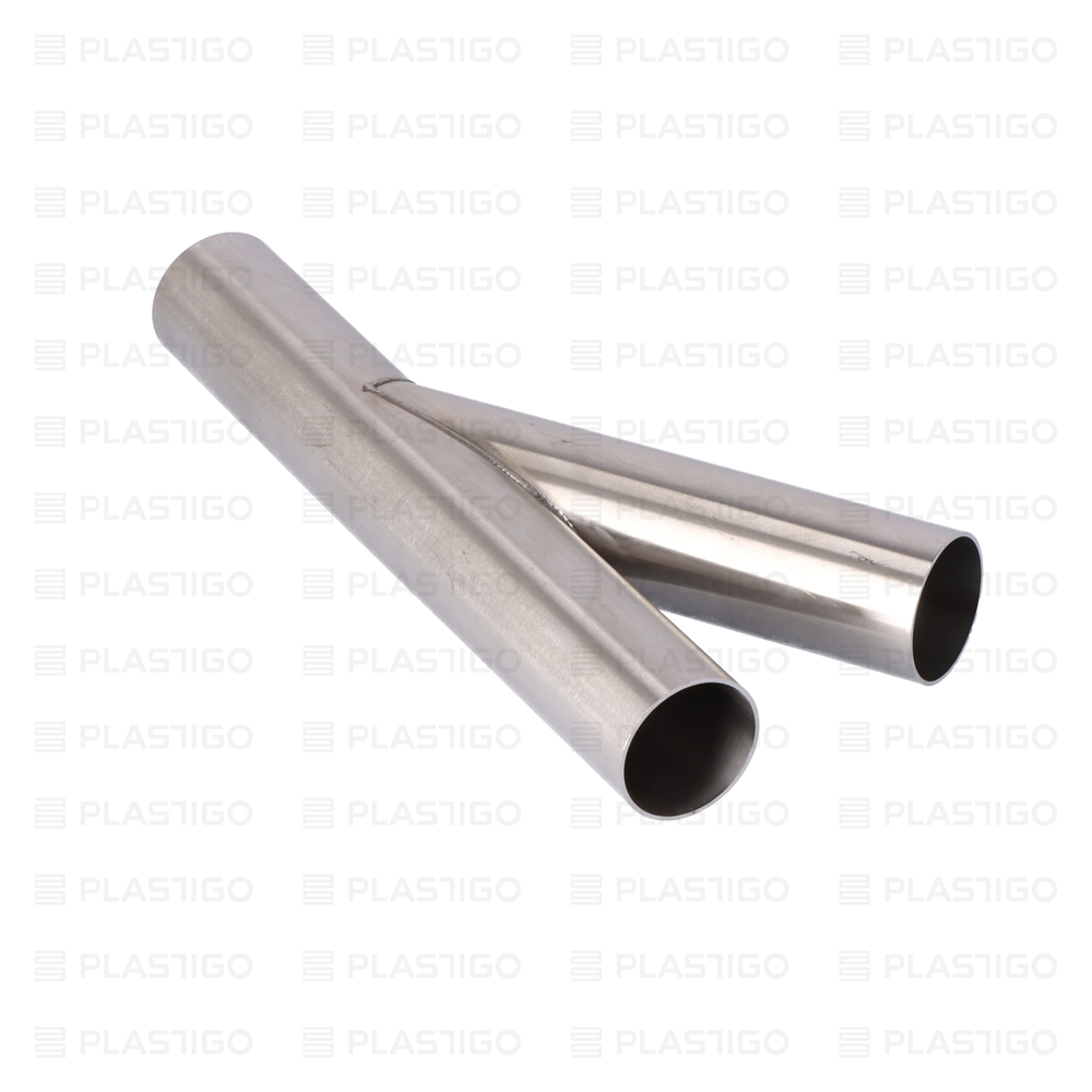 TRÓJNIK 30° ZE STALI NIERDZEWNEJ fi 63,5 x 2mm
