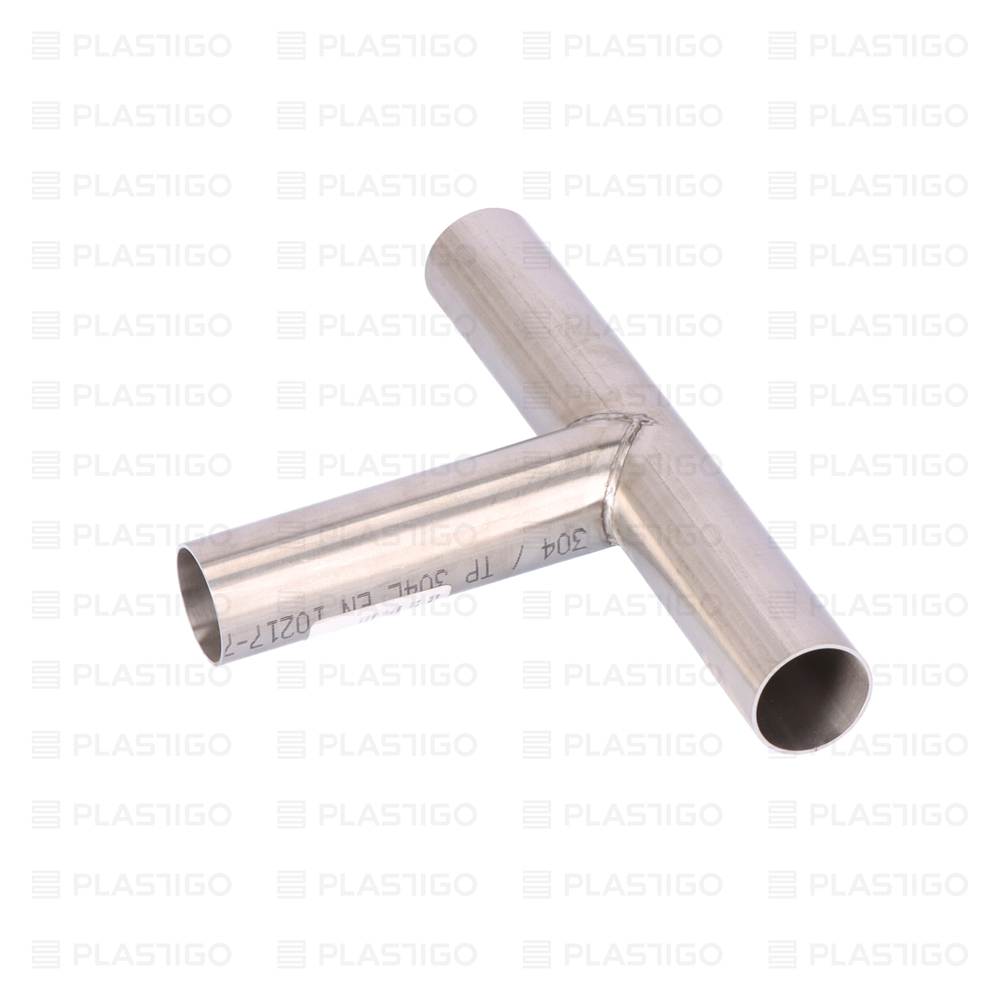 TRÓJNIK 90° ZE STALI NIERDZEWNEJ fi 38 x 1,5mm