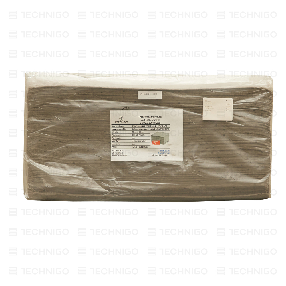 SORBENT UNIWERSALNY- MATA STANDARD 0,40mX0,50m-100SZT.