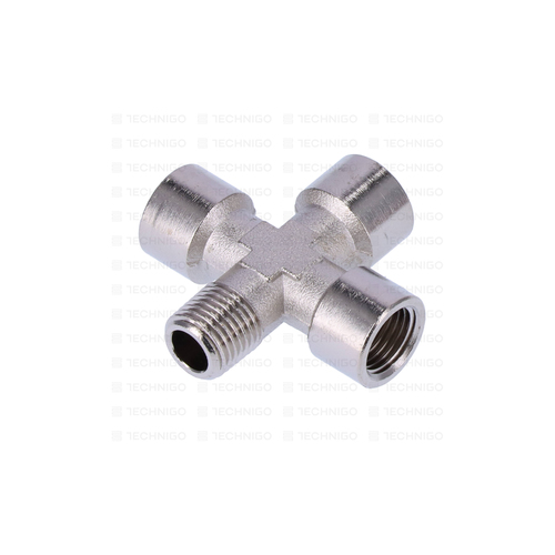 CZWÓRNIK, GWINT WEWNĘTRZNY 3x1/4", GWINT ZEWNĘTRZNY 1x1/4'', HF/1004-1/4