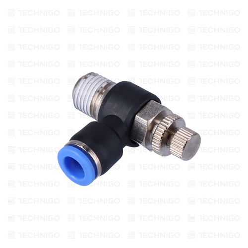 ZAWÓR DŁAWIĄCO-ZWROTNY AUTO Z GWINTEM ZEWNĘTRZNYM 1/4'', WTYK 8 mm, HF/PSC0802