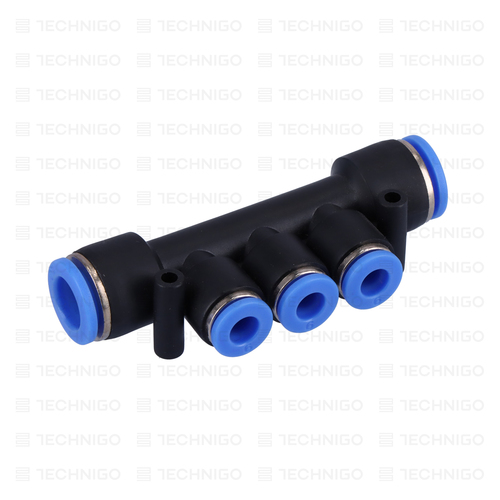 KOLEKTOR WTYKOWY REDUKCYJNY AUTO, WTYK 2x10 mm/3x6 mm, HF/KOLEKTOR/RED/10/6