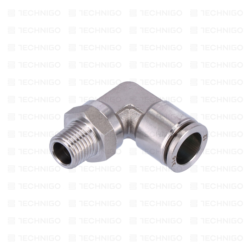 KOLANO AUTO NIERDZEWNE, GWINT ZEWNĘTRZNY 1/4'', WTYK 12 mm, HF/S-PL12-02
