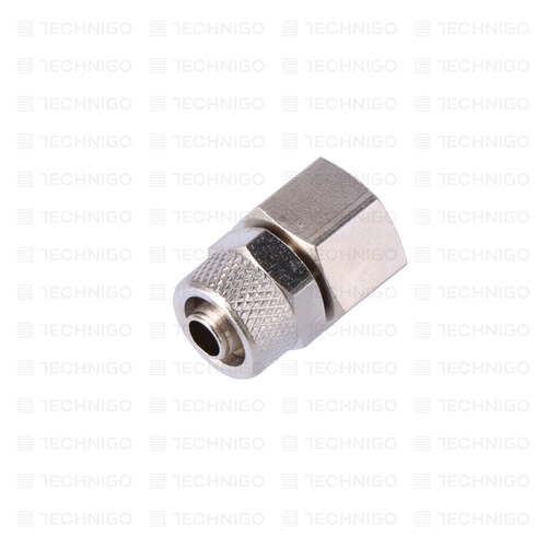ZŁĄCZKA SKRĘCANA, GWINT WEWNĘTRZNY 1/4'', PRZEWÓD 10x6.5 mm, HF/2002/10X6.5-02