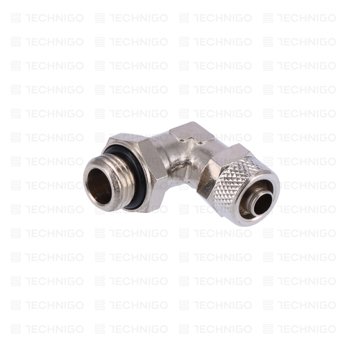 KOLANO SKRĘCANE, GWINT ZEWNĘTRZNY 1/4'', PRZEWÓD 10X6.5 mm, HF/2003/10X6.5-2