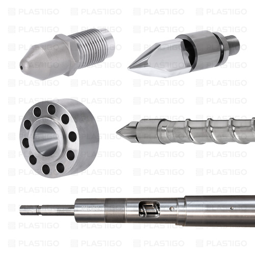 ŚLIMAK I CYLINDER BIMETALICZNY DO BS 120 PLUS FI 40MM, GŁOWICA, DYSZA, KOŃCÓWKA ŚLIMAKA Z ZAWOREM ZWROTNYM I TULEJKĄ...