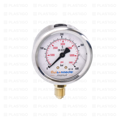 MANOMETR D63 400 BAR 40 MPA