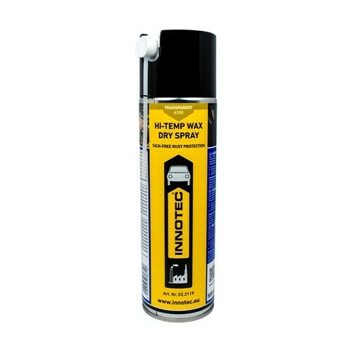 SUCHY WOSK DO PODWOZIA 500ML SPRAY TRANSPARENT HITEMP WAX DRY INNOTEC