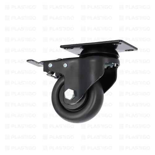 ROLKA 3" PPR SZEROKOŚĆ 32MM Z HAMULCEM SG-16/20