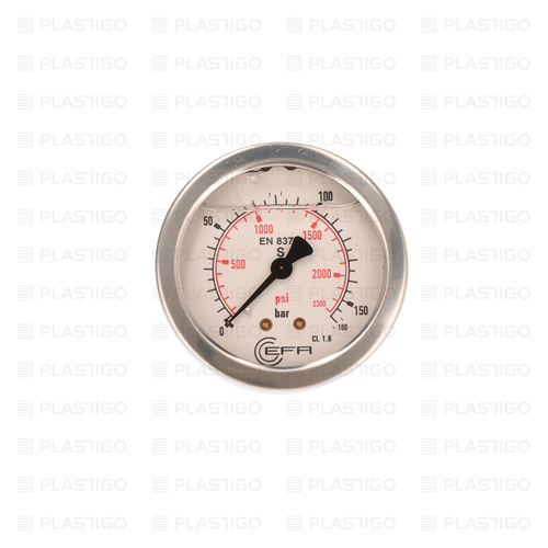 MANOMETR GLICERYNOWY fi 63 1/4" 0-160 bar R kl. 1,6